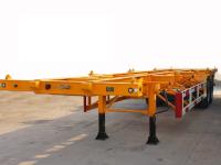 Container de 40 pieds squelette semi-remorque 2 essieux