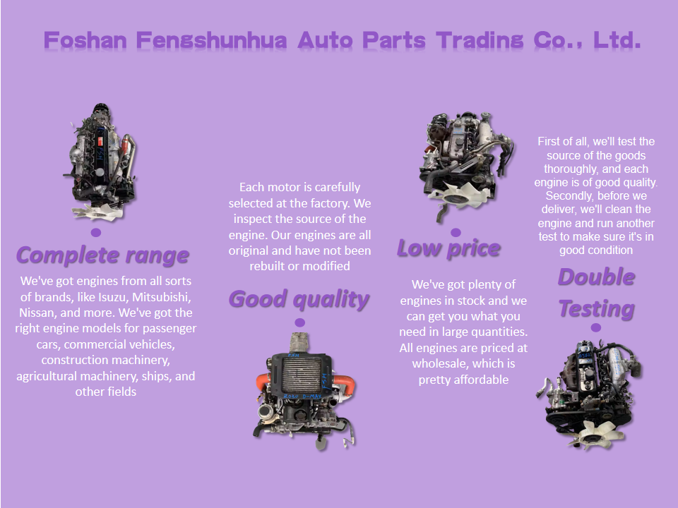 Direct Sale From China Second Hand QD32 Diesel Engine Long Block Directional Hydraulic Pump for Nissan FSH