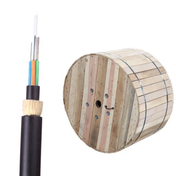 G657D300m Span Self Supporting Aerial Fiber Cable PE Jacketed
