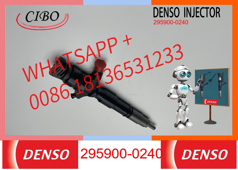 Denso original Denso original Denso Common Rail Injector 295900-0240 295900-0190 23670-39445 2367039445 AutoParts for TOYOTA HILUX LANDCRUSER 1KD D4D Engine new injector original new injector