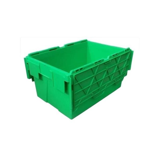 Guarde seus itens domésticos com cuidado com caixas de armazenamento de plástico de 680x430x320mm azul PP e tampa