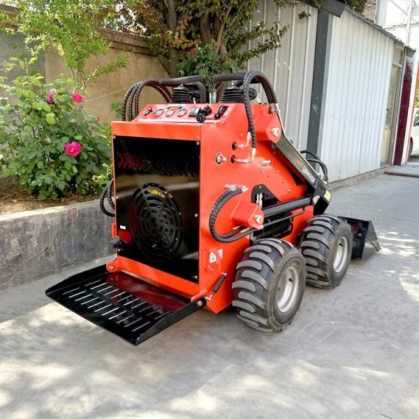 Free Shipping Mini Skid Steer Loader Cheap Wheel Loader Minicargador Farm CE EPA Engine Compact Skid Steer Loaders