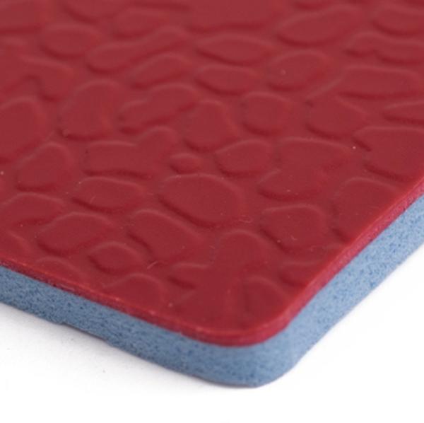 Synthetic  Elastic PVC Sports Flooring Stone Effect Easy Installation Non Methanal