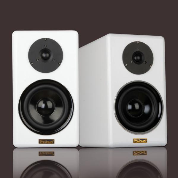 TWO-WAY Bluetooth Bookshelf Speakers Low Distortion Factor Clean And Accurate Sound