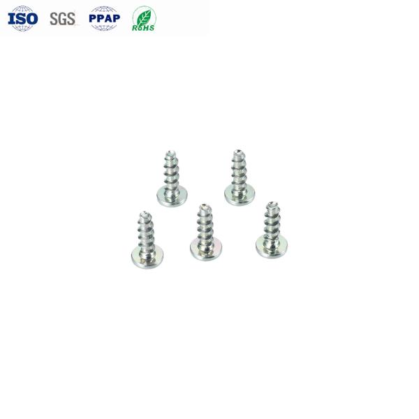 Parafusos electrónicos para madera de zinc de color con material opcional y estilo de cabeza