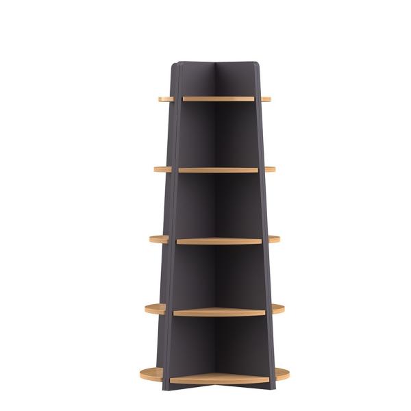 Portable 180cm Wooden Brochure Display Stands Configurable Beverage Display Racks