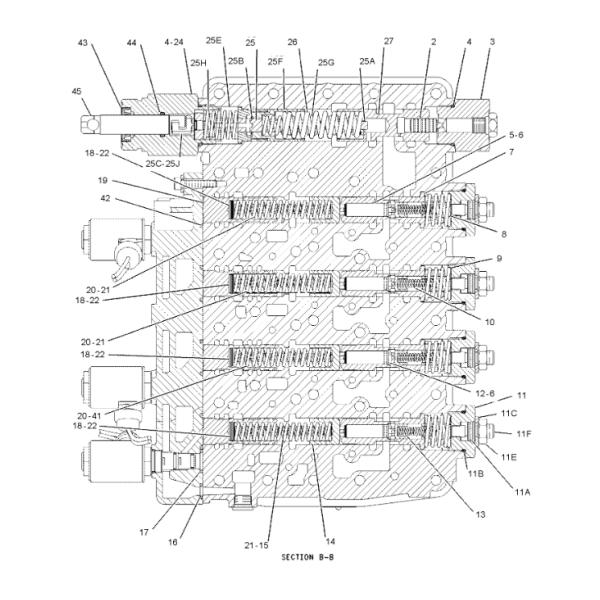 Parties détachées pour le moteur de classification de soupape solénoïde pour 3306B 140H