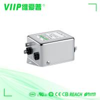 Filtre EMI à fil conducteur de type AC avec courant nominal de 10 A et attenuation de bande d'arrêt de 20 à 100 dB