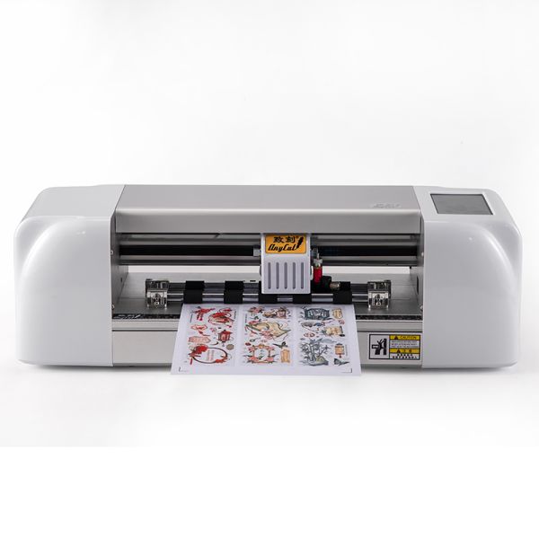 ZK500mini economic manual feeding cutter and auto patrol location for production label cutter