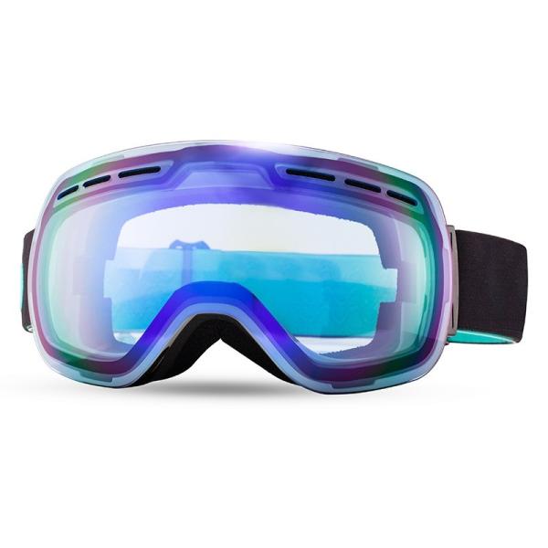 Customizable Magnetic Lens Ski Goggles Anti Impact Photochromic Ski Goggles