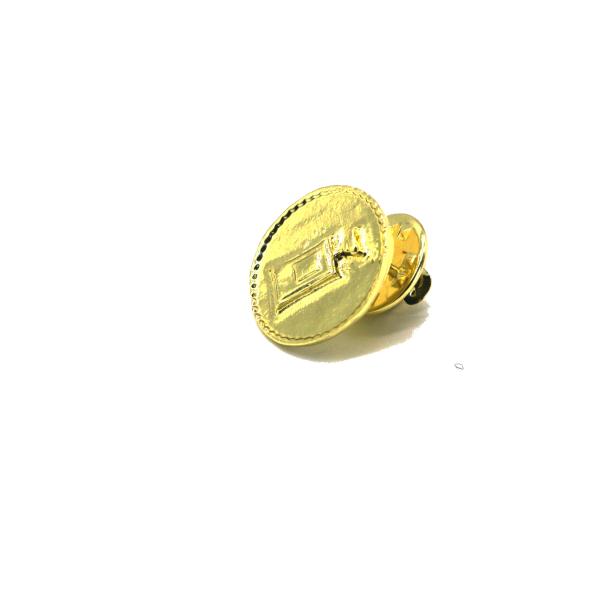 3D Solid Gold Mens Diamond Cufflinks For Shirt 1.7cm Size OEM