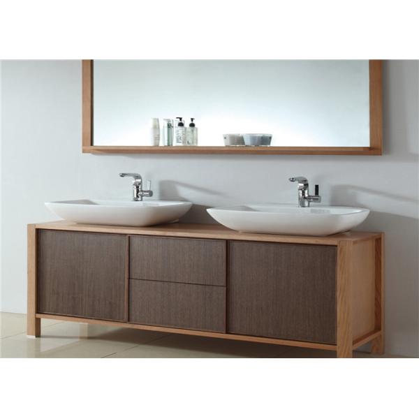 Solid Wood Prima Vanity DIY Bathroom Cabinet For Hotel Project , Guest Room