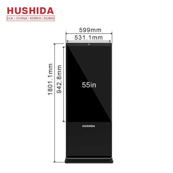 55 inch Capacitive Touch Screen All in One LCD Display Monitor Commercial Full HD Display Monitor For Shopping Mall