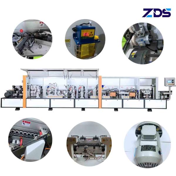 Premilling Woodworking Edge Bander 0.4-3mm Thick Industrial Wood Edge Banding Machine