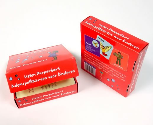 Die Cutting Children Playing happy birthday Laminated Card Set Printing Service Online