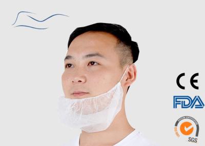 Food Industry Use Disposable Beard Net White / Blue Color CE Certification