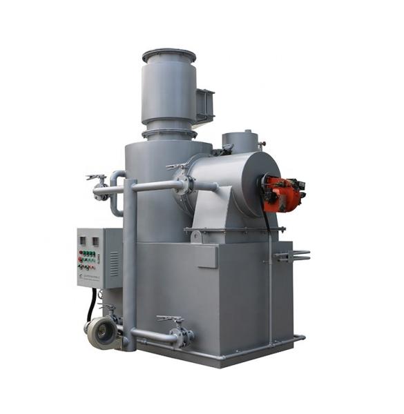 Incinerador sem fumo de 500 kW para animais de estimação equipamento de tratamento de queima Solução ecológica