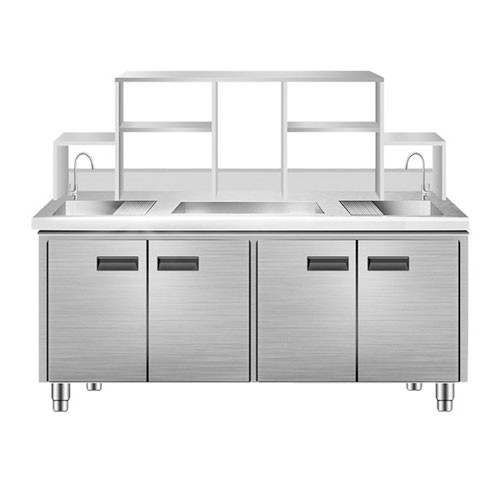 Indoor Stainless Steel Kitchen Cabinets ISO9001 OEM ODM