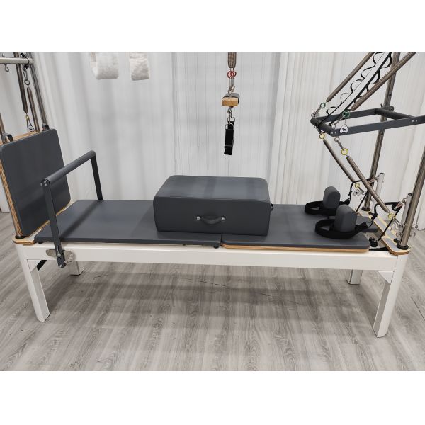 Space Saving Metal Pilates Reformer Handle Aluminum Cadillac Reformer U+PL019CR
