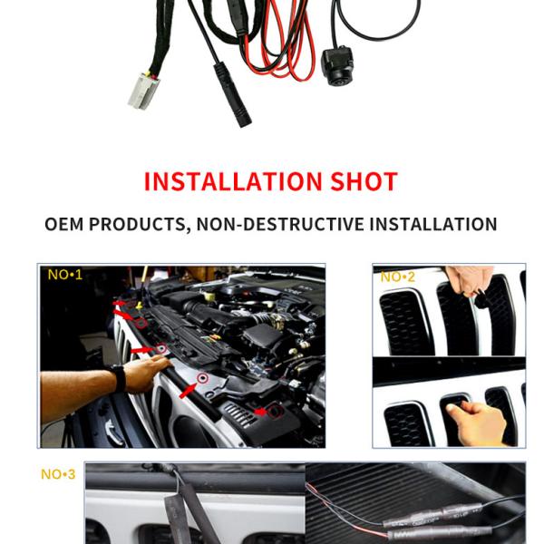 Forward Facing Jeep Off Road Camera Direct Replacement