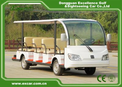 Ônibus de excursão sightseeing bonde da porcelana do carro bonde do ônibus de Seater 72V do branco 14 de EXCAR para a venda