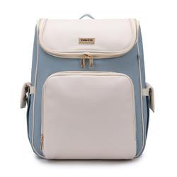 New Large-capacity PU Leather Diaper Bag Waterproof Shoulder Mommy Backpack With Stroller Strap For Mom