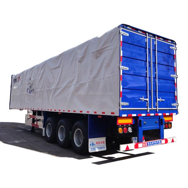 Truck Trailer 13000 * 2500 * 3320 Steel q345 Steel for I-beam CIMC HUAJUN Curtain Side Semi Trailer
