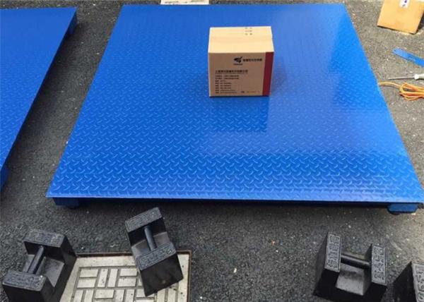 Painted Carbon Steel Industrial Floor Scale With High Accuracy Load Cell