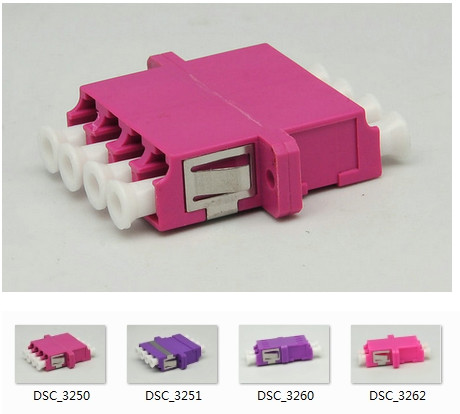 Data Center ABS PC LC OM4 Fiber Optic Adapter