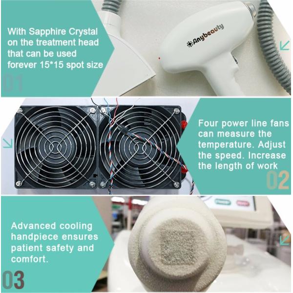 Mini 808nm Laser Beauty Machine Diode Laser Light Hair Remover With Semiconductor Laser