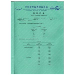 DONGGUAN YUYANG INSTRUMENT CO., LTD Certifications
