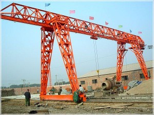 Fixed Up To 300t MH Type Single Girder Gantry Crane Trussed Type