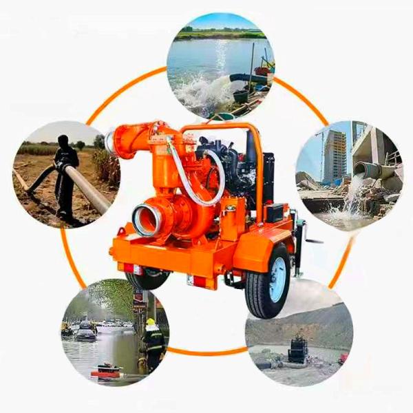 6 Inch Diesel Water Pump Head 25m Single Stage Centrifugal Pump High Pressure Sea Water Pump