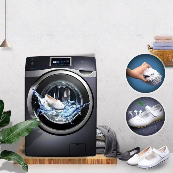 Plus Size White Wedge Heel Shoes Customized Comfortable Hospital Work Shoes