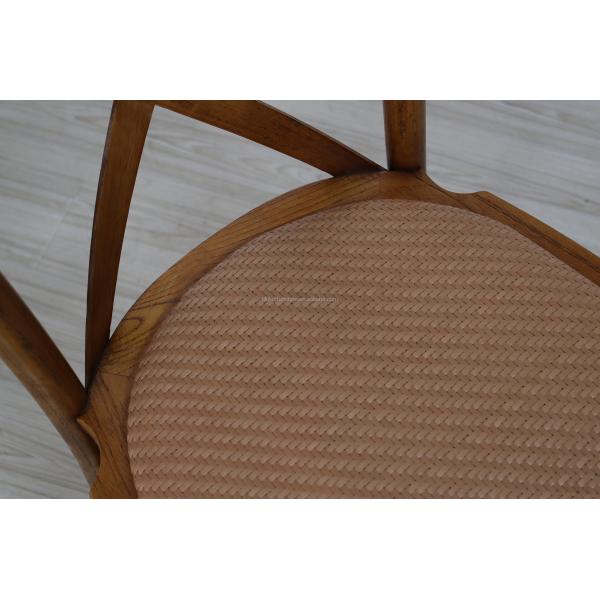 Silla de madera de boda de madera para banquetes y paquetes de correo