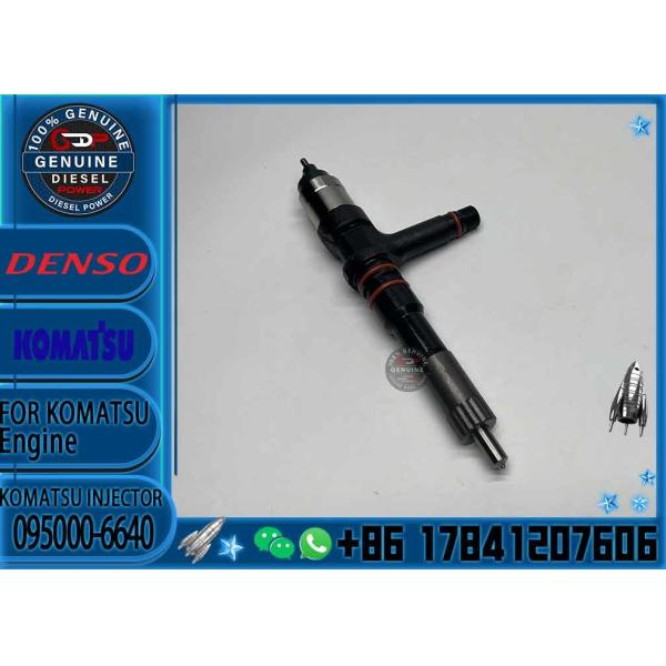 Оригинальный новый дизельный впрыскчик топлива 095000-6640 6251-11-3200 6251-11-3201 для двигателя KOMATSU SAA6D125E-5C/5D