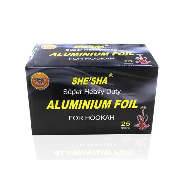 Ancho personalizado de aluminio de hoja de aluminio de temperatura suave para accesorios de Shisha Hookah