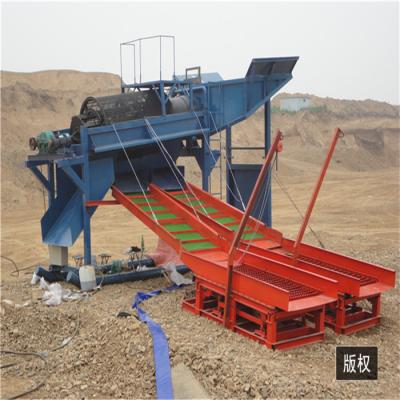 máquina grande de lavagem de mineração da fábrica de tratamento do ouro do trommel da escala do equipamento do ouro 400tph
