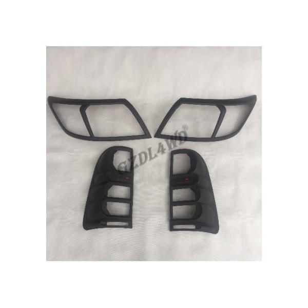 OEM Matte Black Tail Light Cover For Navara Hilux Revo 15 - 16