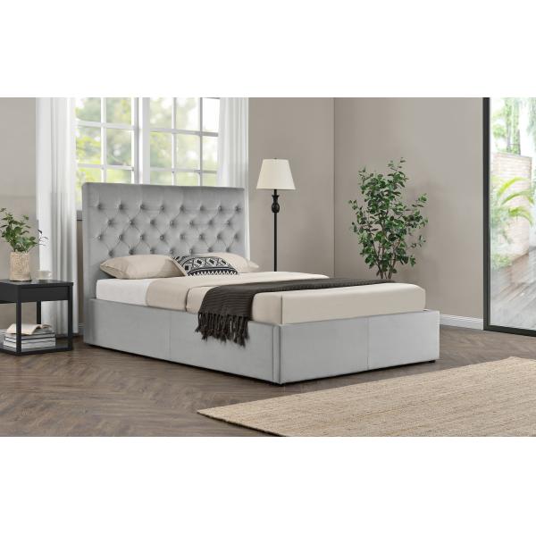 Машинная плита короля Размера Платформы Tufted Обивать с изголовьем кнопок