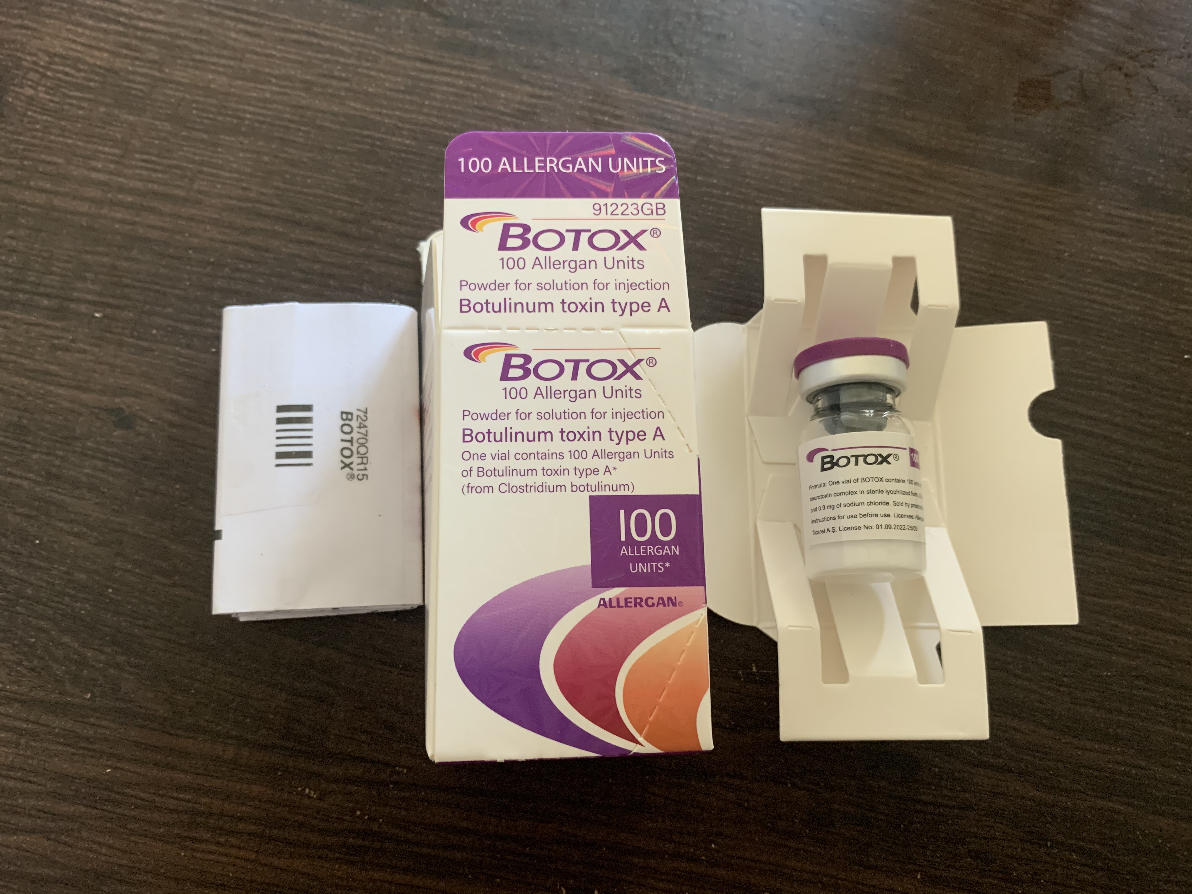 100Units Allergan Botulinum Toxion для извлекают лицевой тип a Botox морщинок