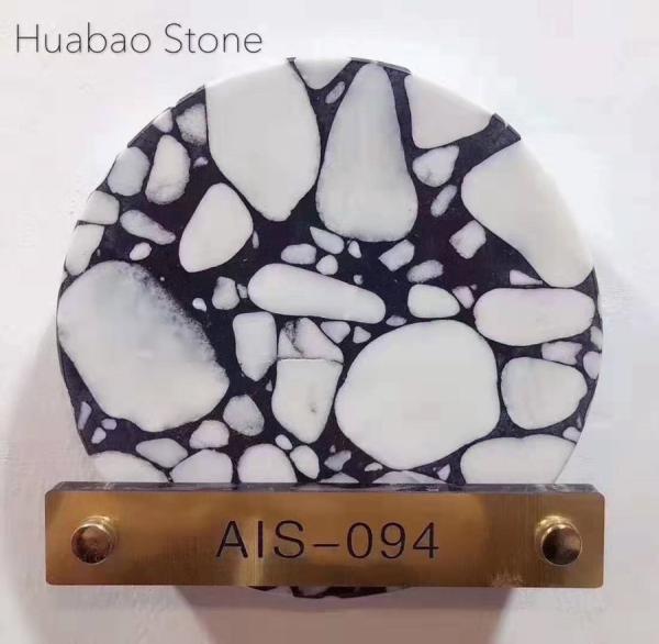 Low water Absorption Flamed Terrazzo Tiles 600x600mm 300x600mm used indoor outdoor