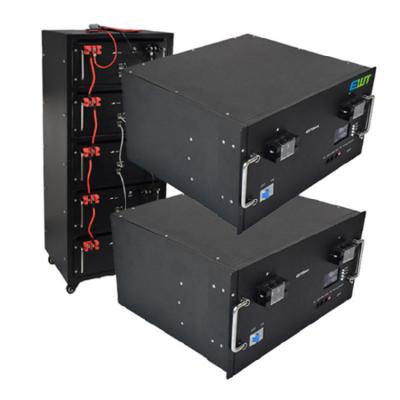 LFP 48V Bateria de Lítio Ferro Fosfato Para Inverter Sistema Li-Ion 100Ah
