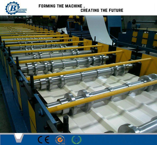 Customized Roll Forming Line For Steel Roof Panel 8 - 25 / min 18 Stations