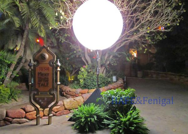 Outdoor Proof Water Activity Decoration Balão de luz 1-2M LED 200W 400w Logotipo personalizado