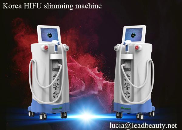 250khz korea hifu beauty machine / 500W Body Sculpture Equipment HIFU / hifu machine price For Female Salon