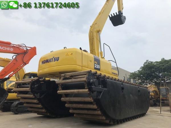 30000kg 2013 máquina escavadora usada do ano PC220-7 16m KOMATSU