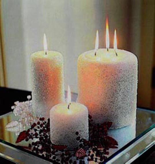 40 * 50cm Decorative Candles Frame Electronic Water - Proof Lighted Wall Art for Wall