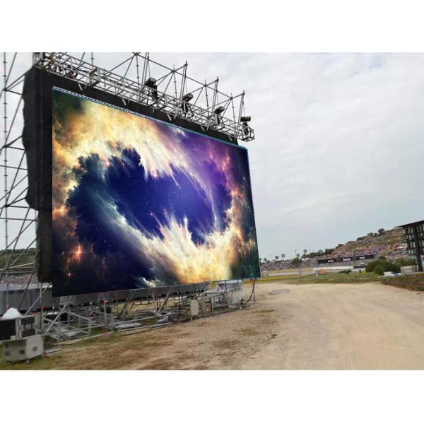 Outdoor P3.91mm Stage Rental LED Screen Front Magnetic Service 5000nits High Brightness