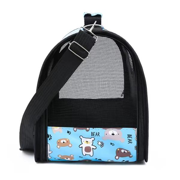 Single Shoulder Pet Carrier Bag Breathable Cat Travel Bags Portable